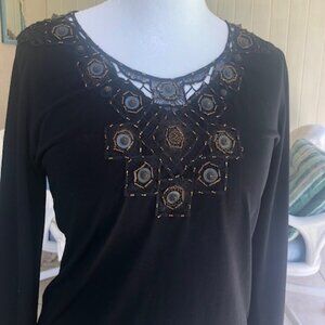 Tricotto beautiful elegant long sleeve top